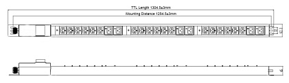 Блок распределения питания PDU-32AV24-18C3-6C9-3P